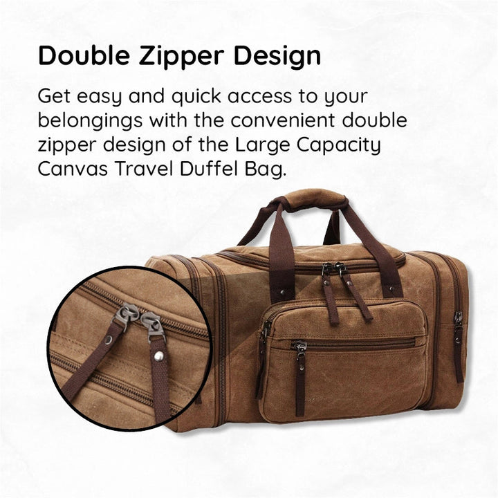 Lisslune | Large Capacity Canvas Travel Bag