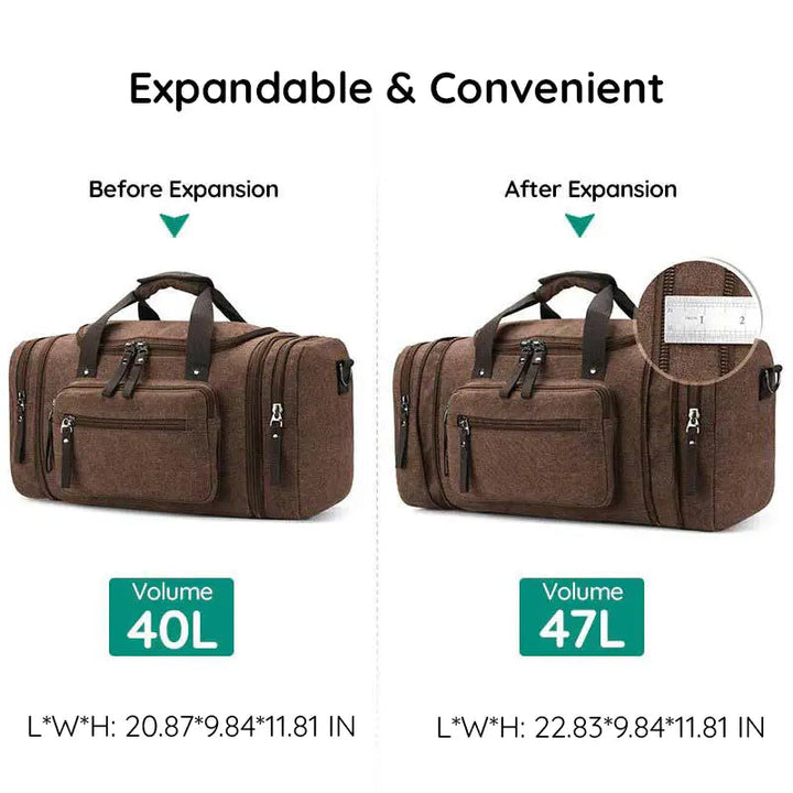 Lisslune | Large Capacity Canvas Travel Bag