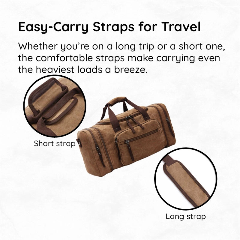Lisslune | Large Capacity Canvas Travel Bag