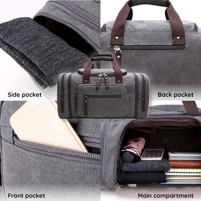 Lisslune | Large Capacity Canvas Travel Bag