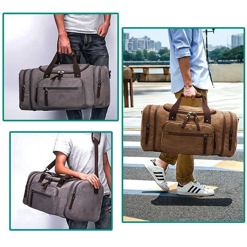 Lisslune | Large Capacity Canvas Travel Bag