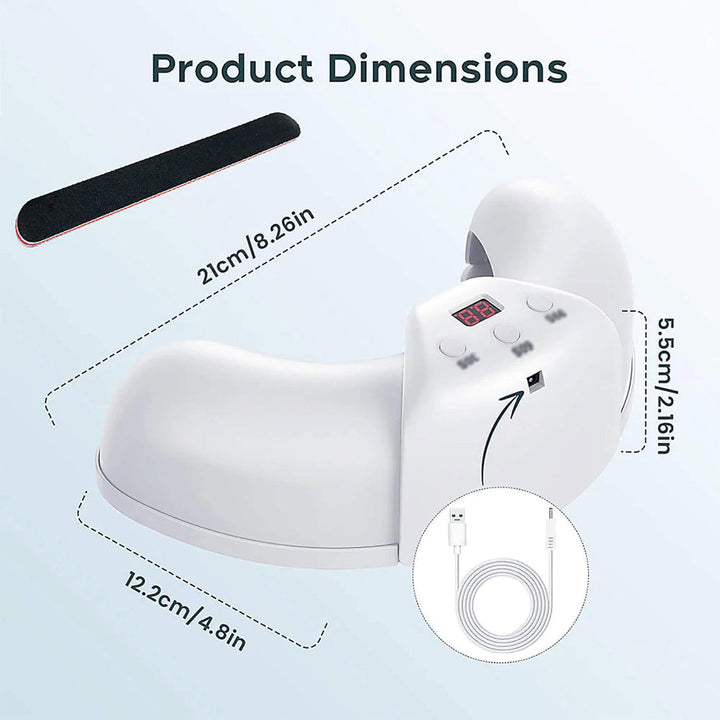 Lisslune | Laser Nail Treatment Device – Red and blue light against fungal nails