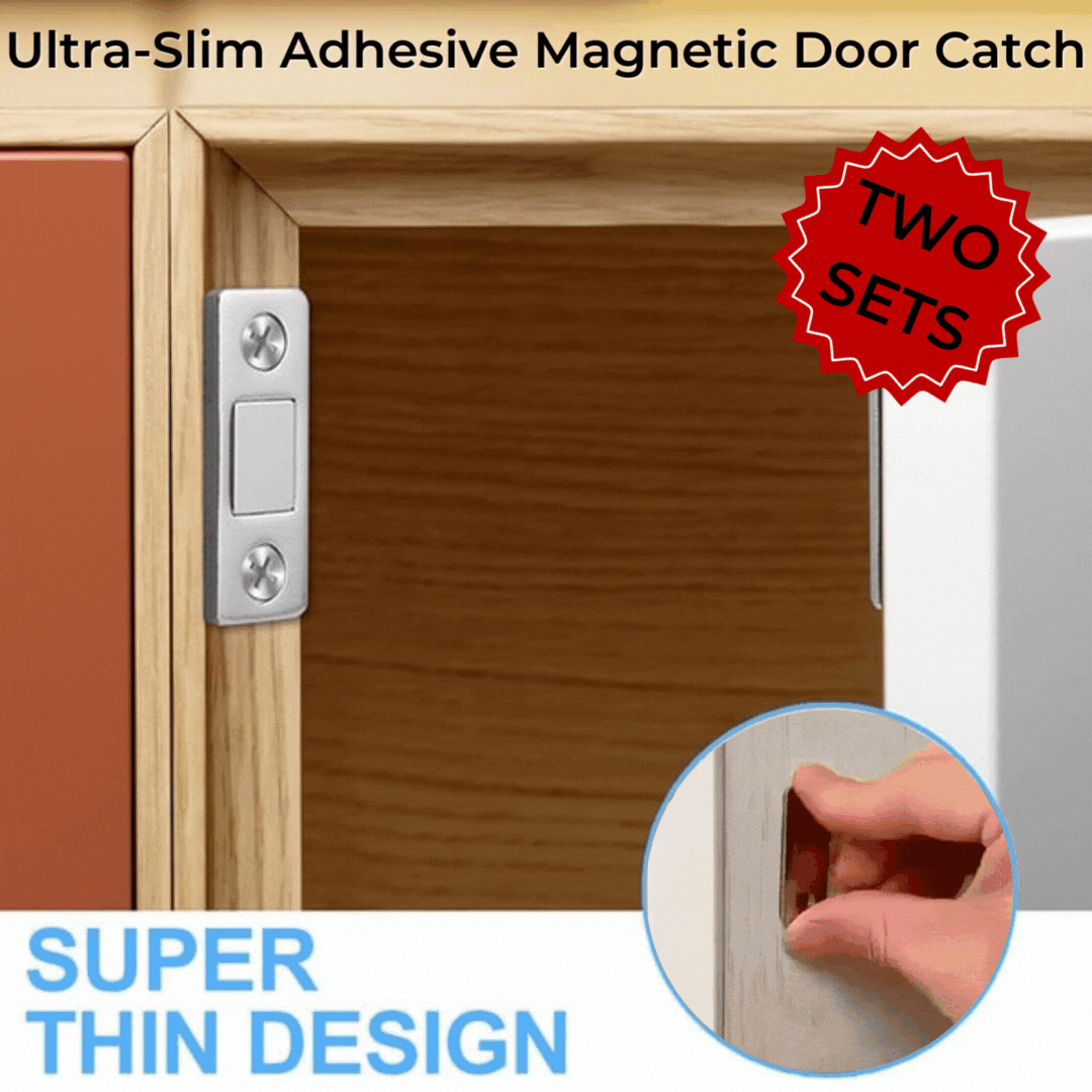 Lisslune | Latchnshut – Ultra-Slim Magnetic Door Catch for Silent Closure