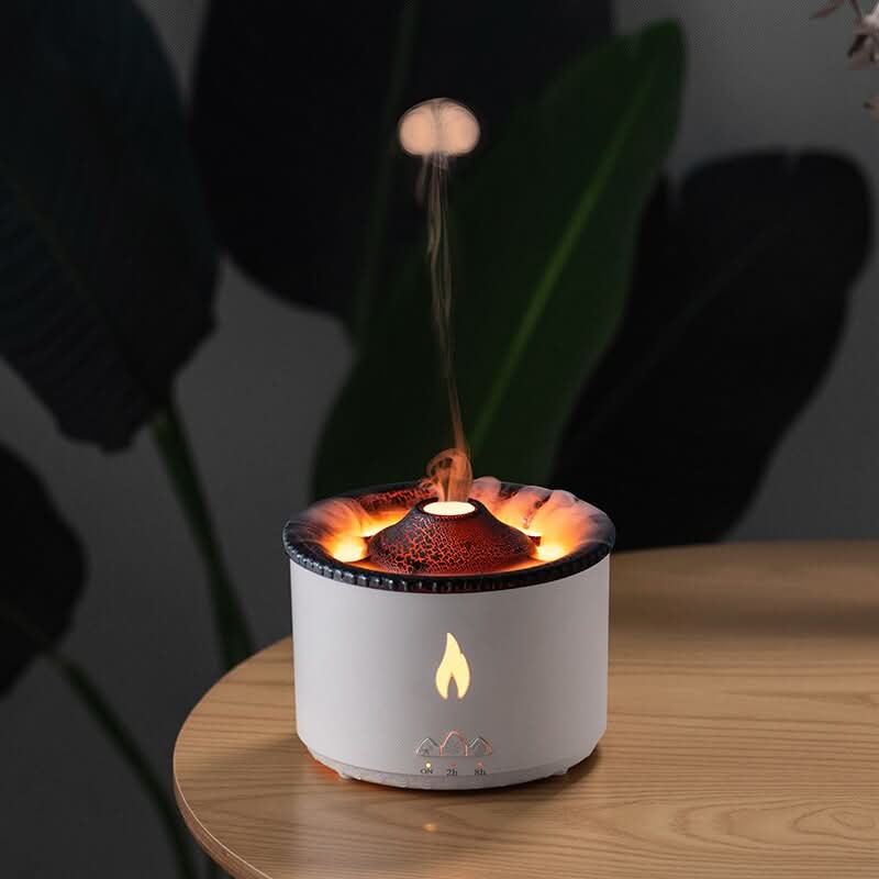 Lisslune | Stylish Aroma Diffuser & Humidifier with Real Flame Effect