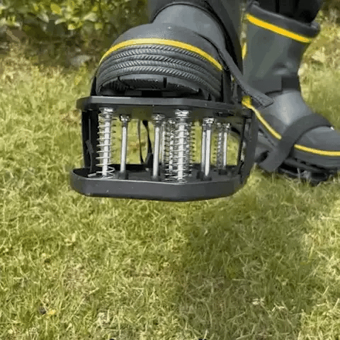 Lisslune | Lawn Aerator Shoes | Adjustable Straps for Healthier Roots & Thicker Grass without Heavy Tools