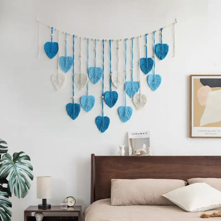 Lisslune | Leaf-Themed Macrame Wall Decor