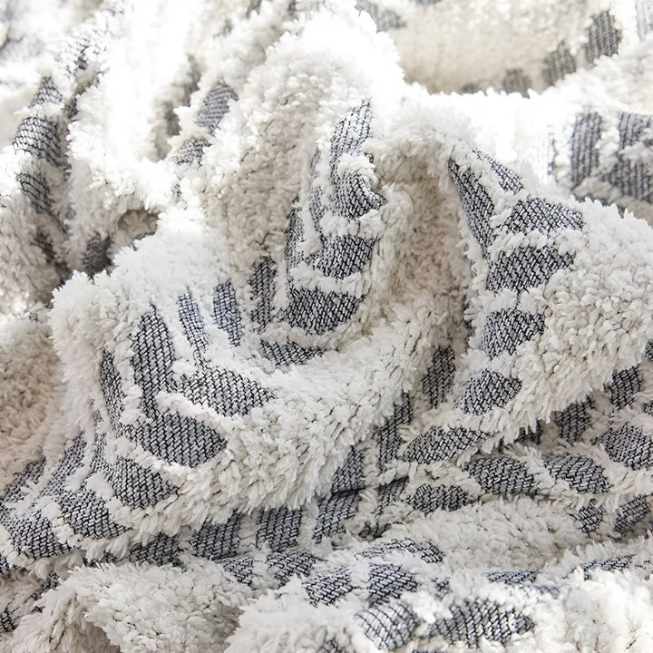 Lisslune | Leaf Fringed Lace Sofa Cover