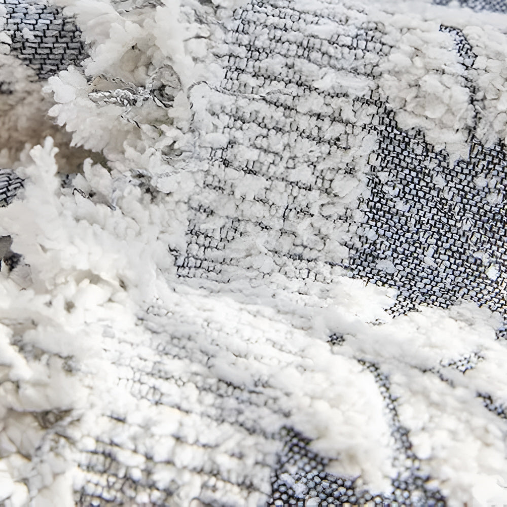 Lisslune | Leaf Fringed Lace Sofa Cover