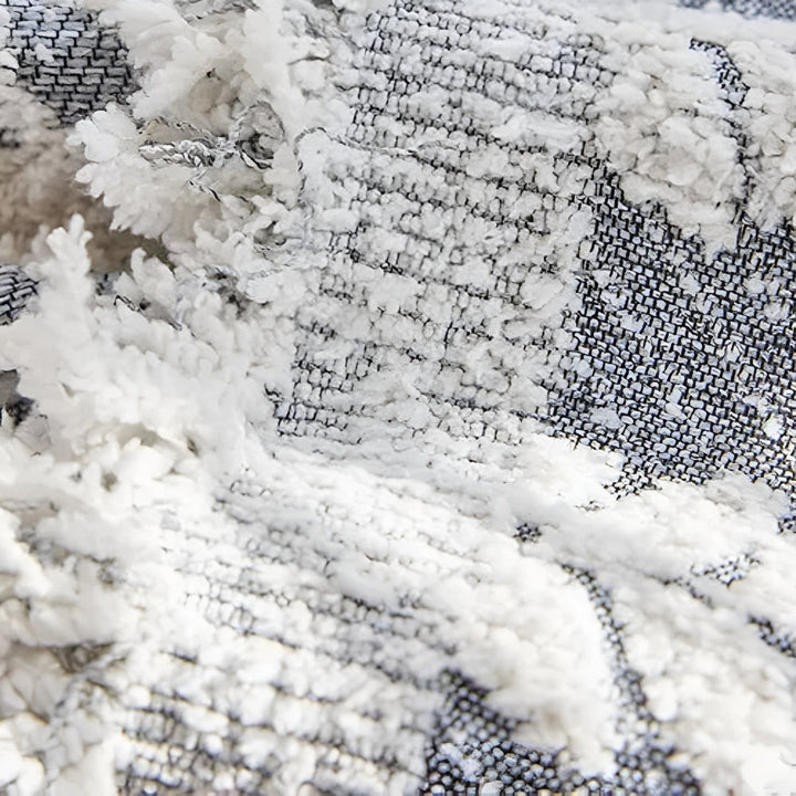 Lisslune | Leaf Fringed Lace Sofa Cover