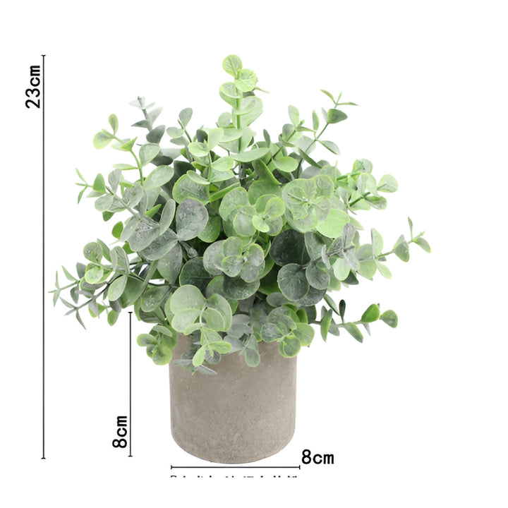 Lisslune | Leafora Artificial Plants in Modern Pots Decor | 3pcs Set