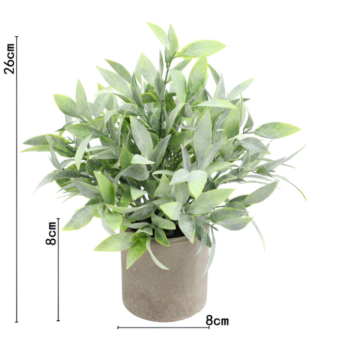 Lisslune | Leafora Artificial Plants in Modern Pots Decor | 3pcs Set