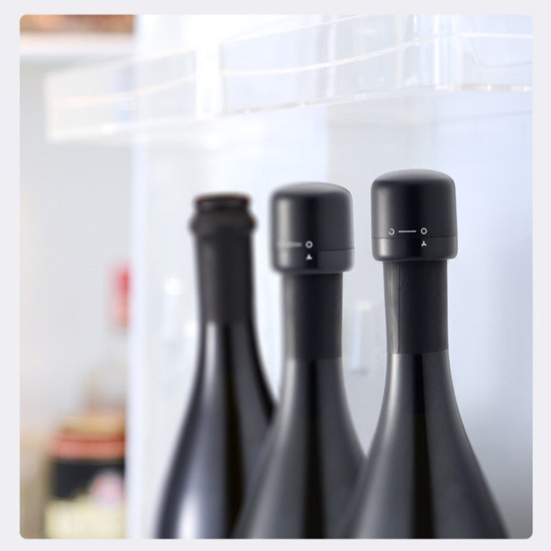 Lisslune | Reusable leak-proof silicone sealing cap for champagne and wine bottles