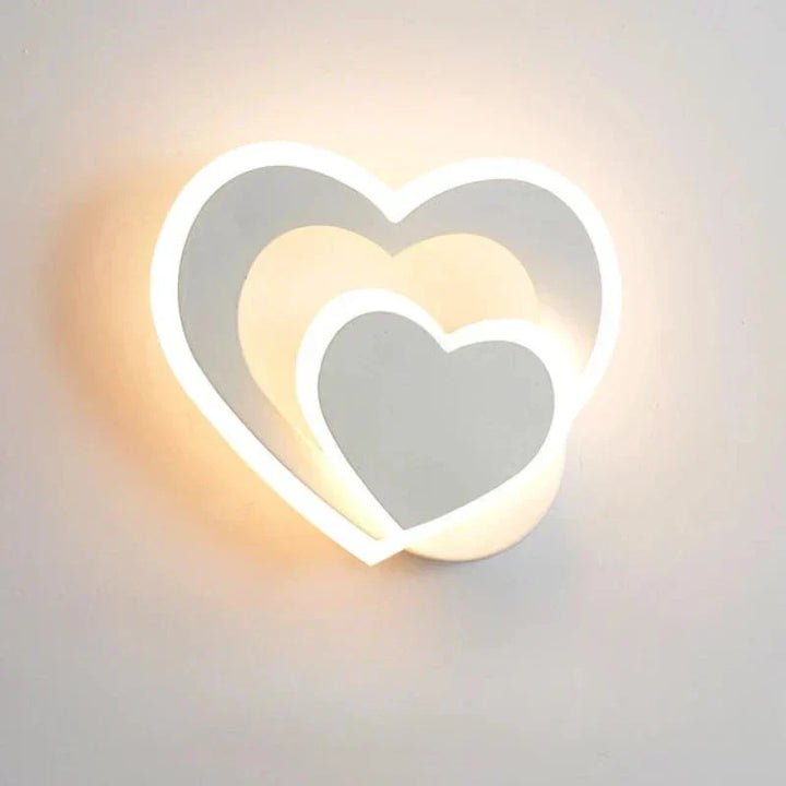 Lisslune | Heart Wall Light | Romantic Design | Easy Installation - AtmosLove