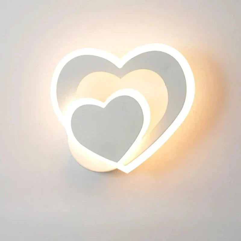 Lisslune | Heart Wall Light | Romantic Design | Easy Installation - AtmosLove