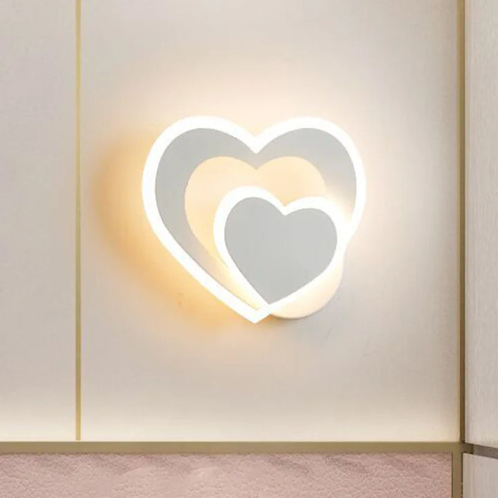 Lisslune | Heart Wall Light | Romantic Design | Easy Installation - AtmosLove