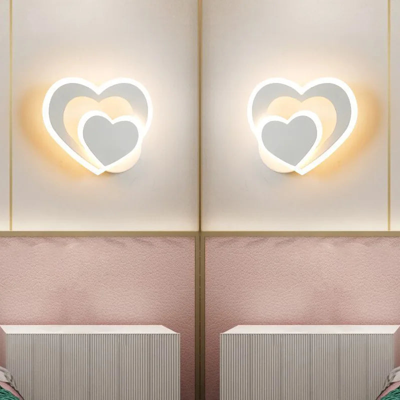 Lisslune | Heart Wall Light | Romantic Design | Easy Installation - AtmosLove