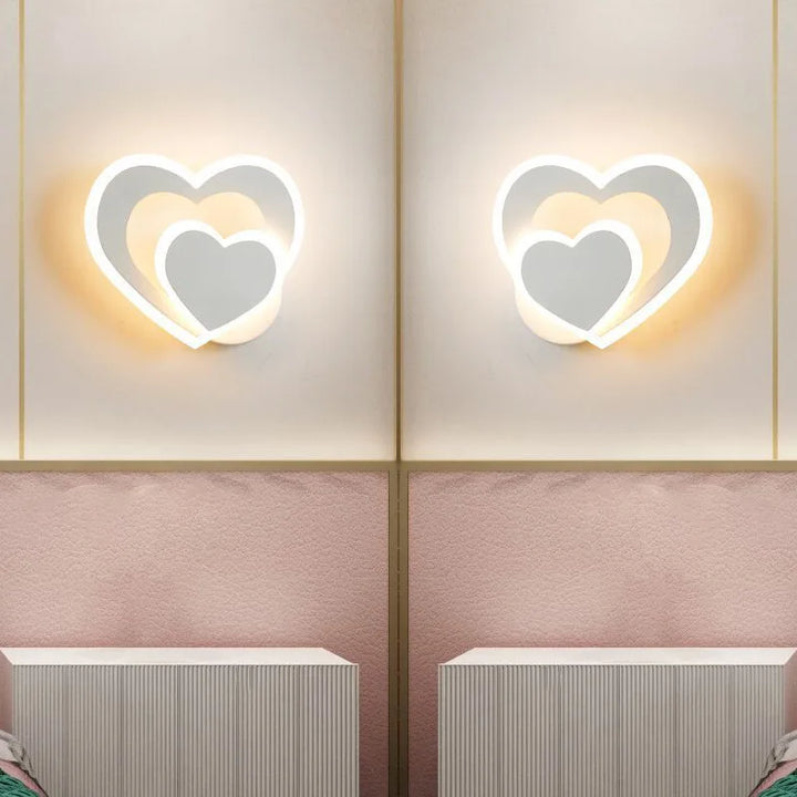 Lisslune | Heart Wall Light | Romantic Design | Easy Installation - AtmosLove