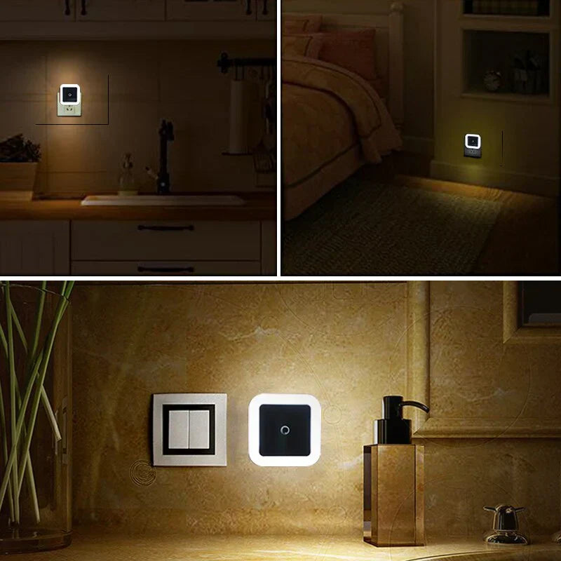 Lisslune | Set with 2 children's night lamps with motion detector - GlowGuard