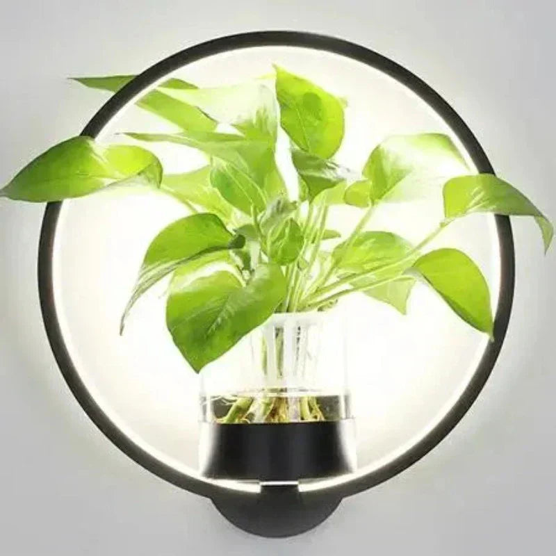 Lisslune | Lumora Plant Wall Lamp - Stylish Lighting with Natural Greenery
