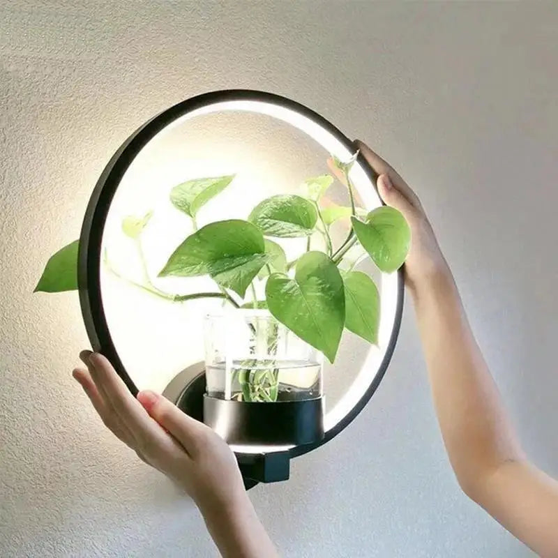Lisslune | Lumora Plant Wall Lamp - Stylish Lighting with Natural Greenery