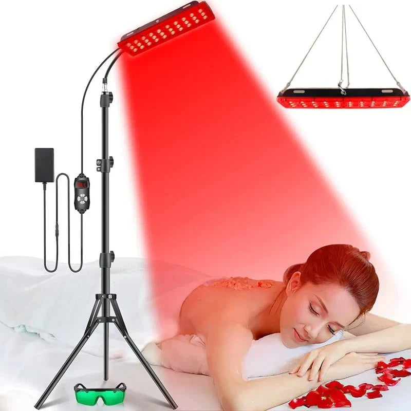 Lisslune | GlowWave | Red Light Therapy Panel | Deep Healing | Illuminated Pain and Stress