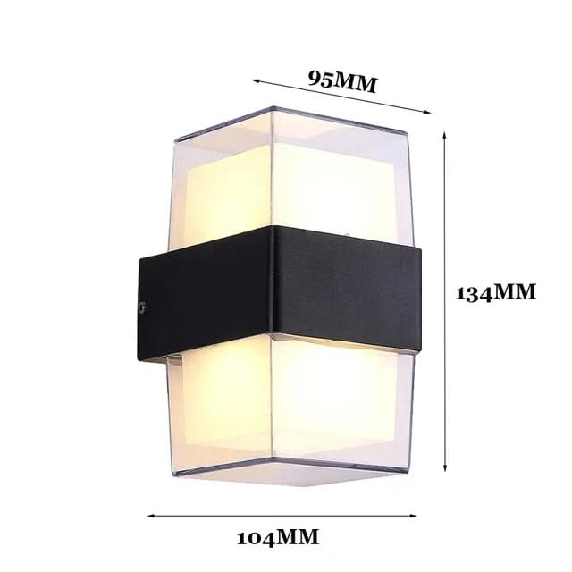 Lisslune | AquaLuxe Waterproof Outdoor LED Wall Light