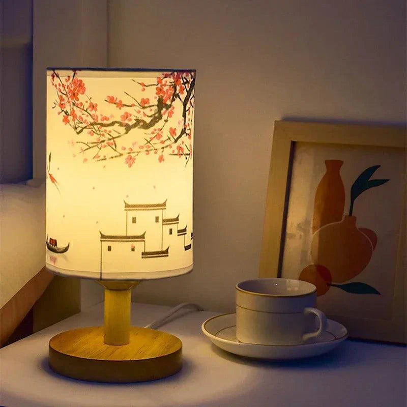 Lisslune | VibeGlow - Modern Japandi Table Lamp with Elegance