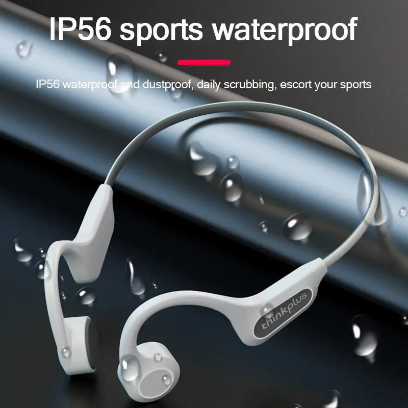 Lisslune | Bone Conduction Headphones | Bluetooth 5.3, IP56 Waterproof & Ideal for Sports and Everyday Use