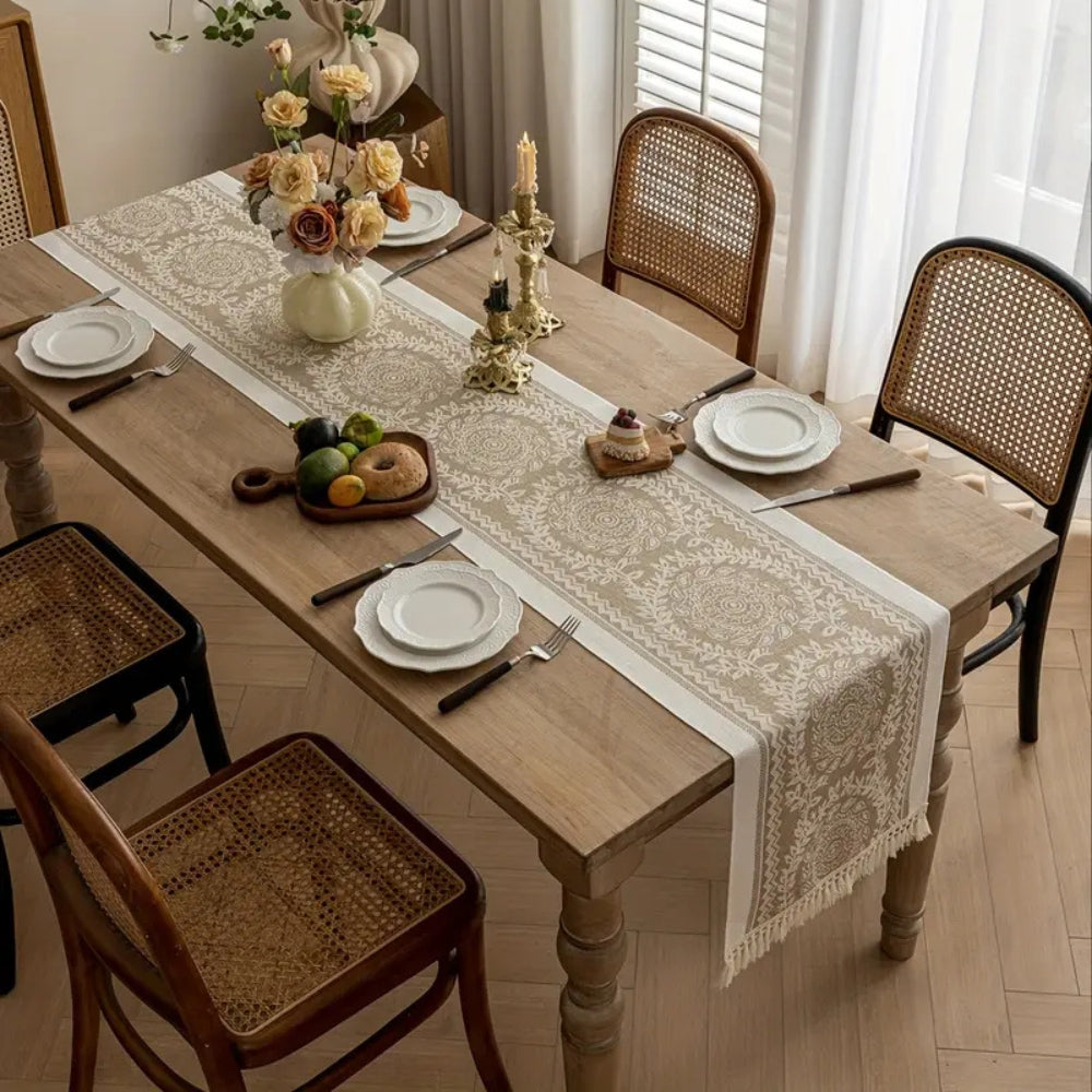 Lisslune | Leona Luxury Linen Table Runner