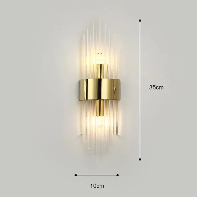 Lisslune | Wall Light - GlamorLite - Luxurious Design - Elegant and Refined