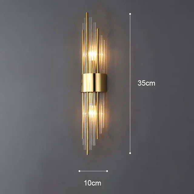 Lisslune | Wall Light - GlamorLite - Luxurious Design - Elegant and Refined