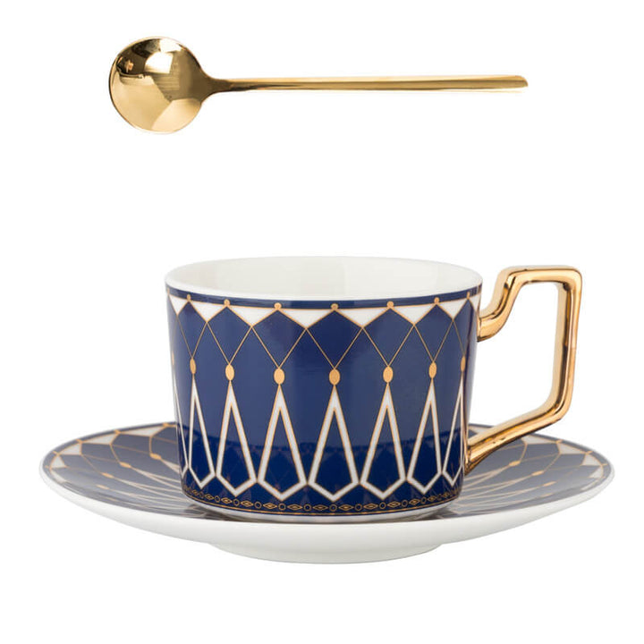 Lisslune | Square A Retro-Pattern Coffee Mug