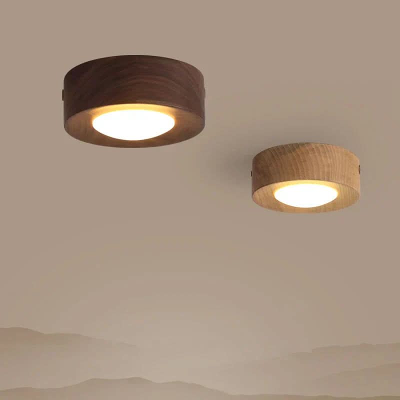Lisslune | Versatile LED lighting with walnut finish