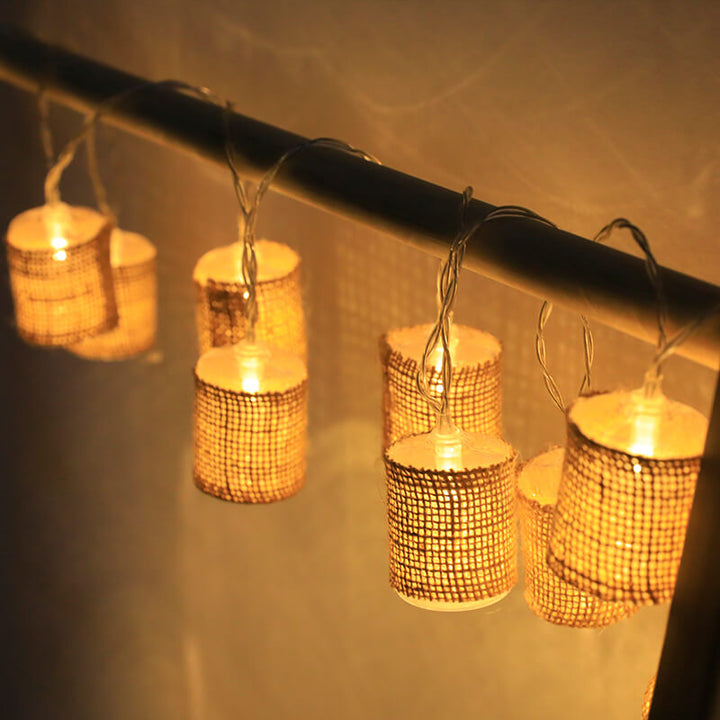 Lisslune | Linen Lantern String Lights