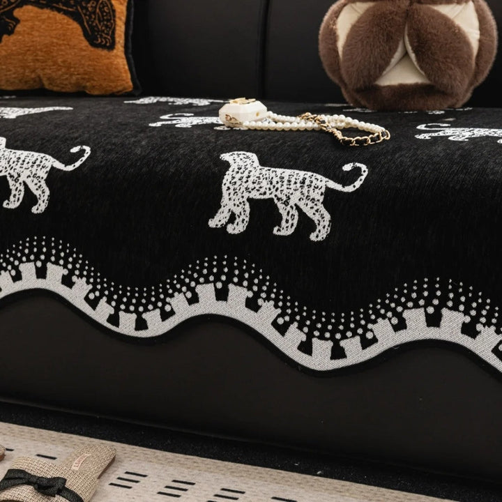 Lisslune | Lion Wavy Non-Slip Sofa Cover