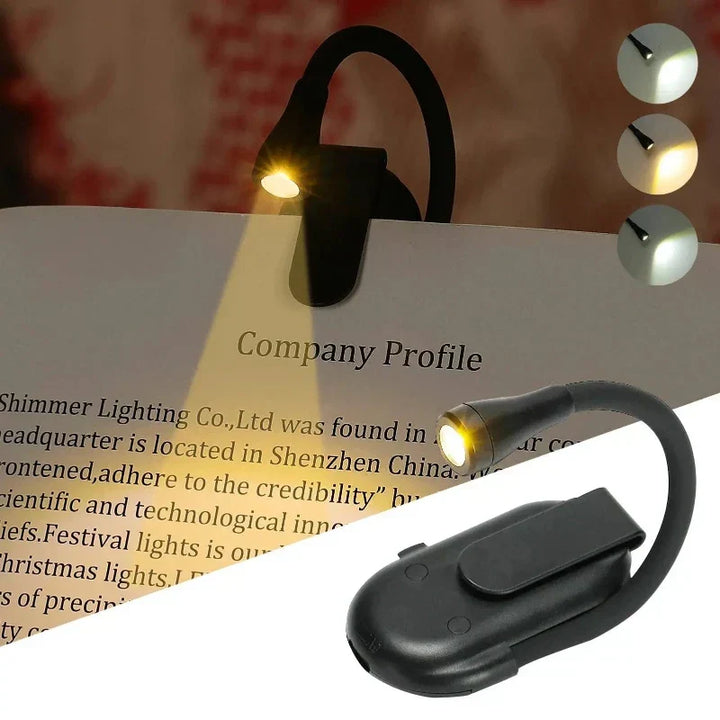 Lisslune | Reading Lamp Book Clamp Rechargeable