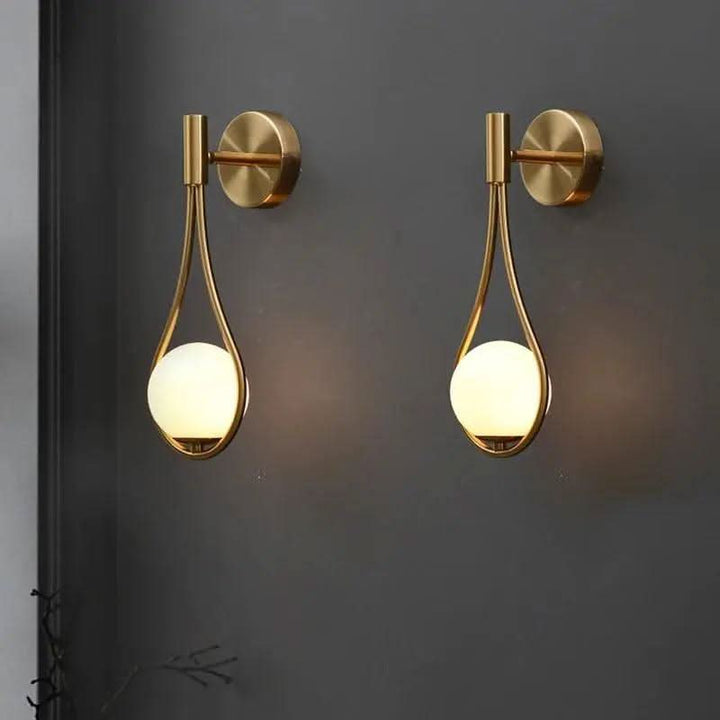 Lisslune | Scandinavian LED Wall Light – Minimalist Wood & Metal Lamp