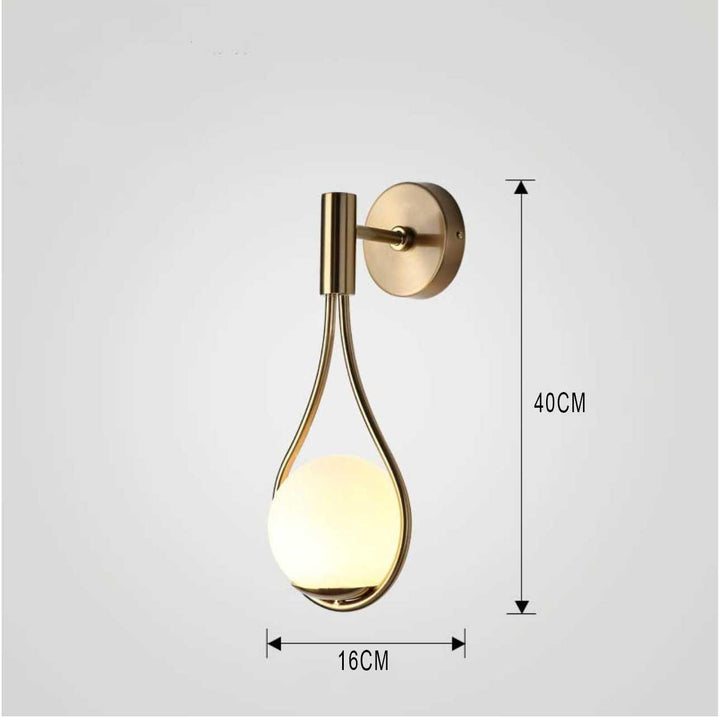 Lisslune | LumaNord Minimalist Nordic LED Wall Light – Modern Industrial Design in Black or Gold