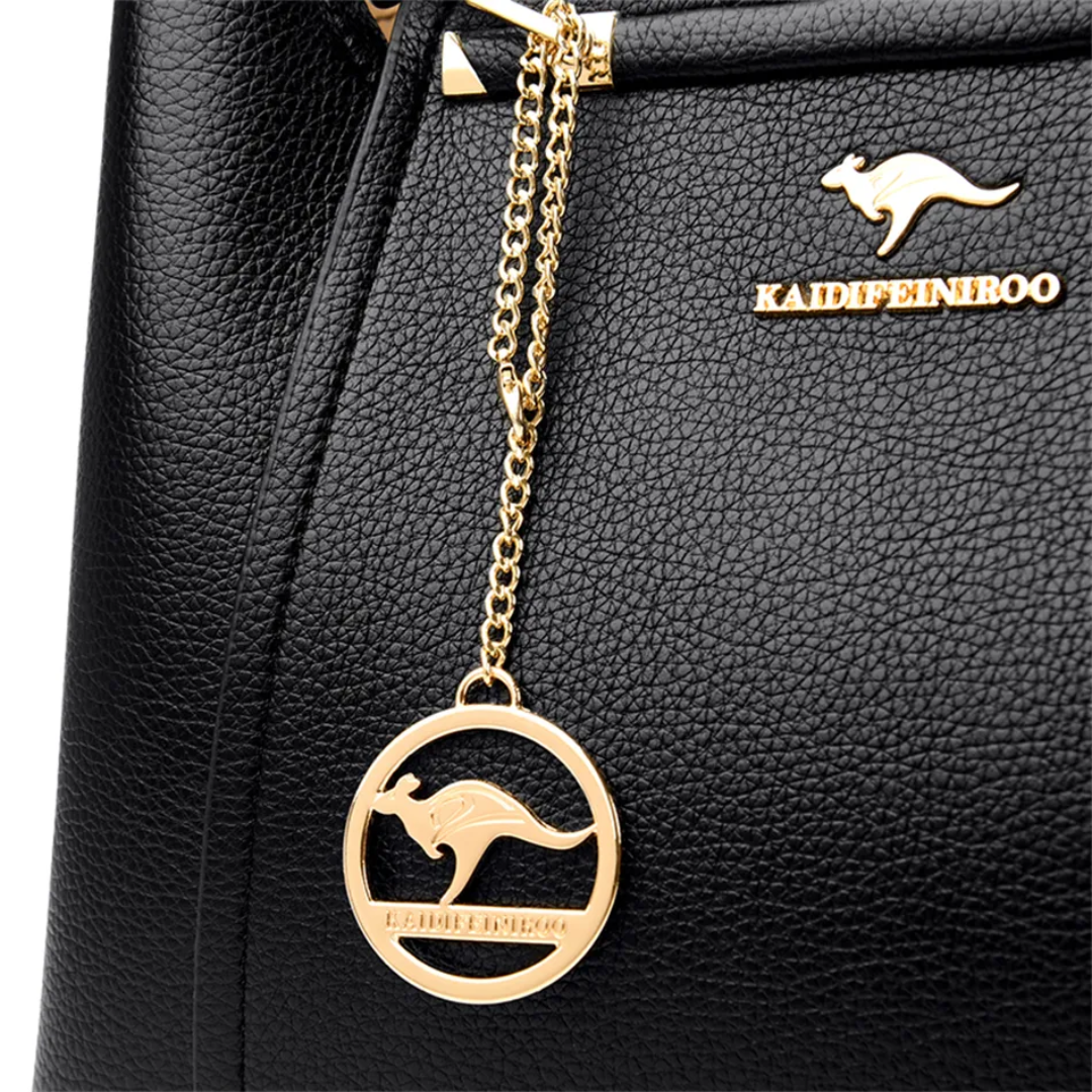 Lisslune | Vivian Luxury Shoulder Bag – Elegant PU Leather Handbag with Crossbody Strap