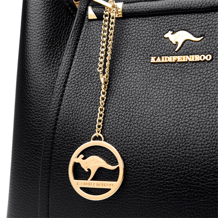Lisslune | Vivian Luxury Shoulder Bag – Elegant PU Leather Handbag with Crossbody Strap