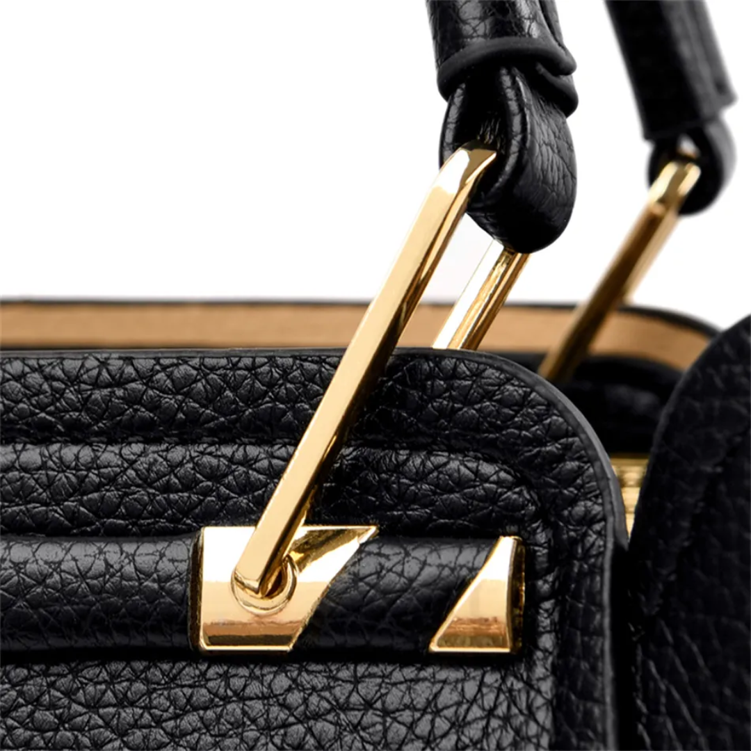 Lisslune | Vivian Luxury Shoulder Bag – Elegant PU Leather Handbag with Crossbody Strap