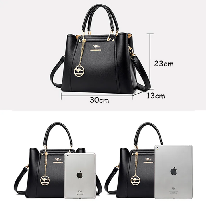 Lisslune | Vivian Luxury Shoulder Bag – Elegant PU Leather Handbag with Crossbody Strap