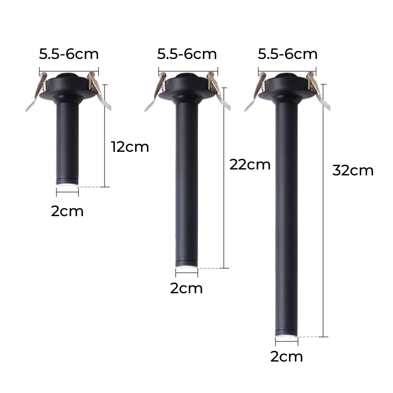 Lisslune | Long Cylinder - Led - Spotlight - Ceiling Lamp