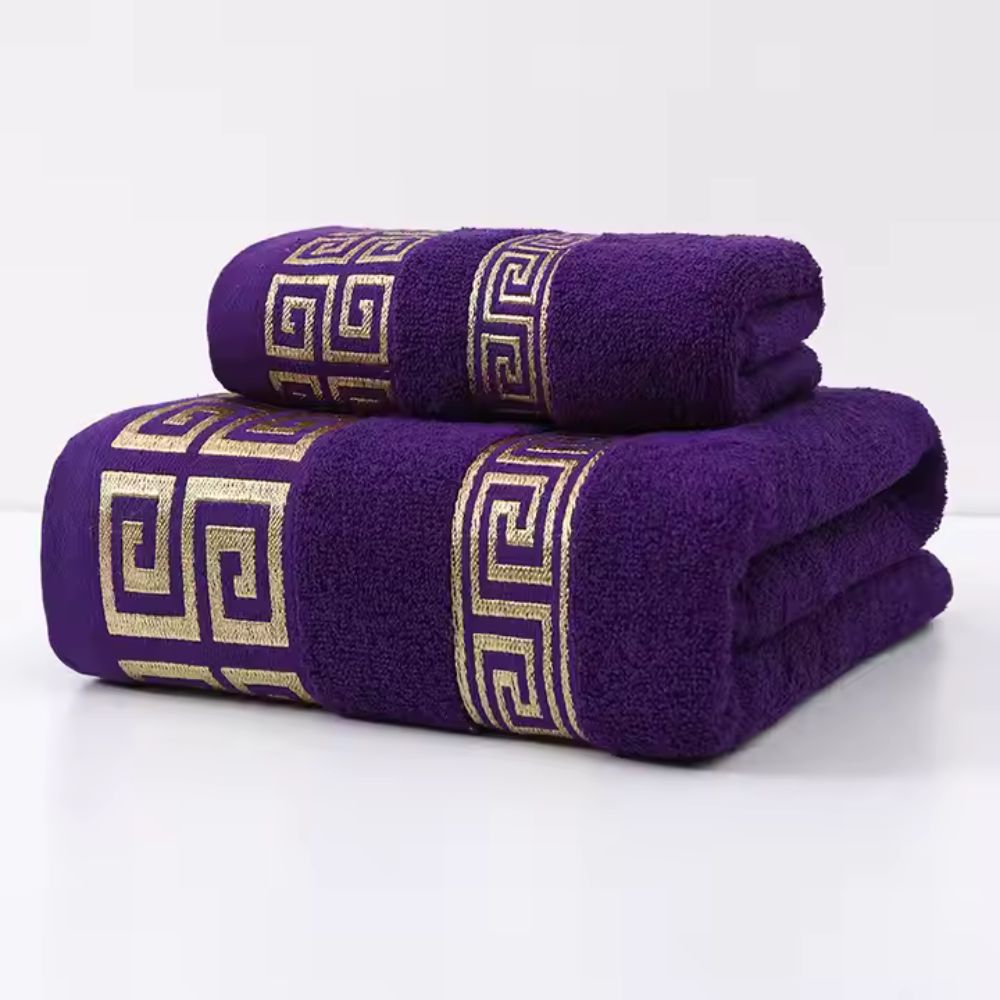 Lisslune | Casa Luxe Athena Cotton Towel Set | 2pcs