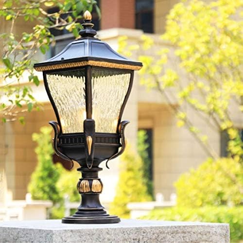Lisslune | LumaLux Solar Outdoor Lantern | Weatherproof | Solar Powered | Garden Lighting for Terrace and Entry Area