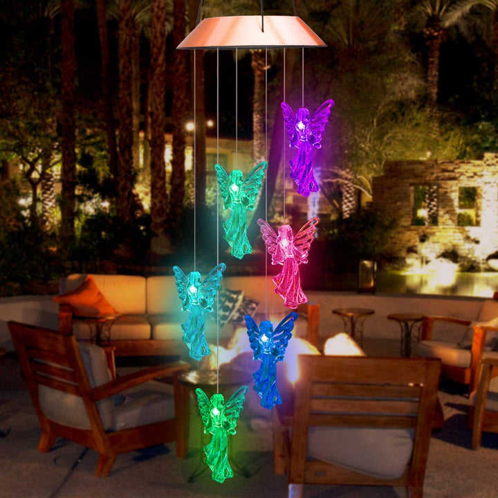 Lisslune | Solar Wind Chime Guardian Angel