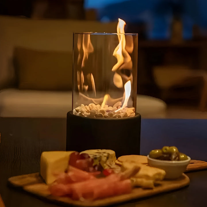 Lisslune | Lujolux Table Fireplace – Stylish Bio-Ethanol Fireplace for Coziness and Warmth