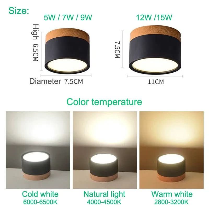 Lisslune | Modern dimmable LED ceiling light in Nordic design