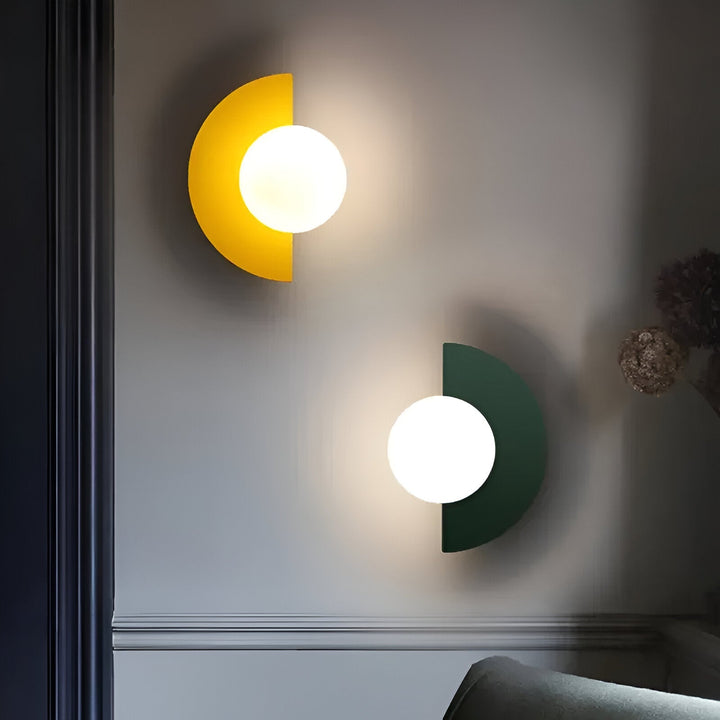 Lisslune | LumiSphere Light - Ball Lights - Modern Wall Lights - Plug-in Wall Lights - Wall Light Sconces
