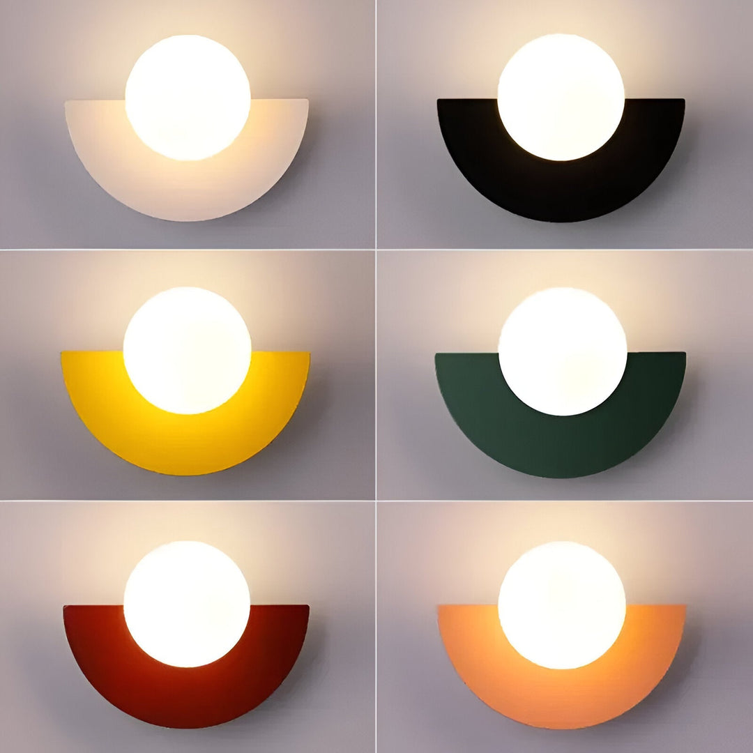 Lisslune | LumiSphere Light - Ball Lights - Modern Wall Lights - Plug-in Wall Lights - Wall Light Sconces